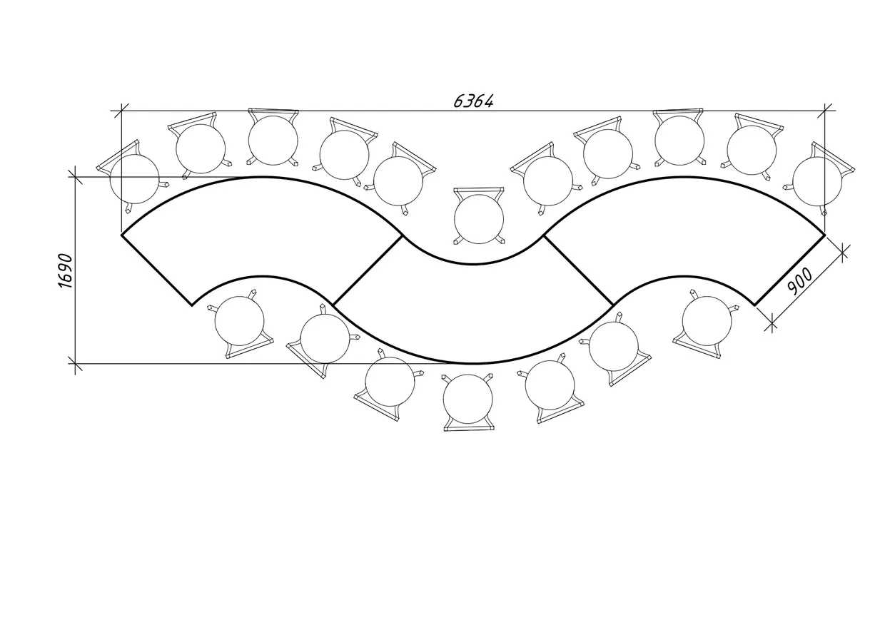 Стол "Орбит" под скатерть