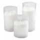 Свеча "Файр" белая 15см ( теплый  свет ) - изображение 2