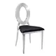 Стул «Элемент» серебро, черный бархат - изображение 1